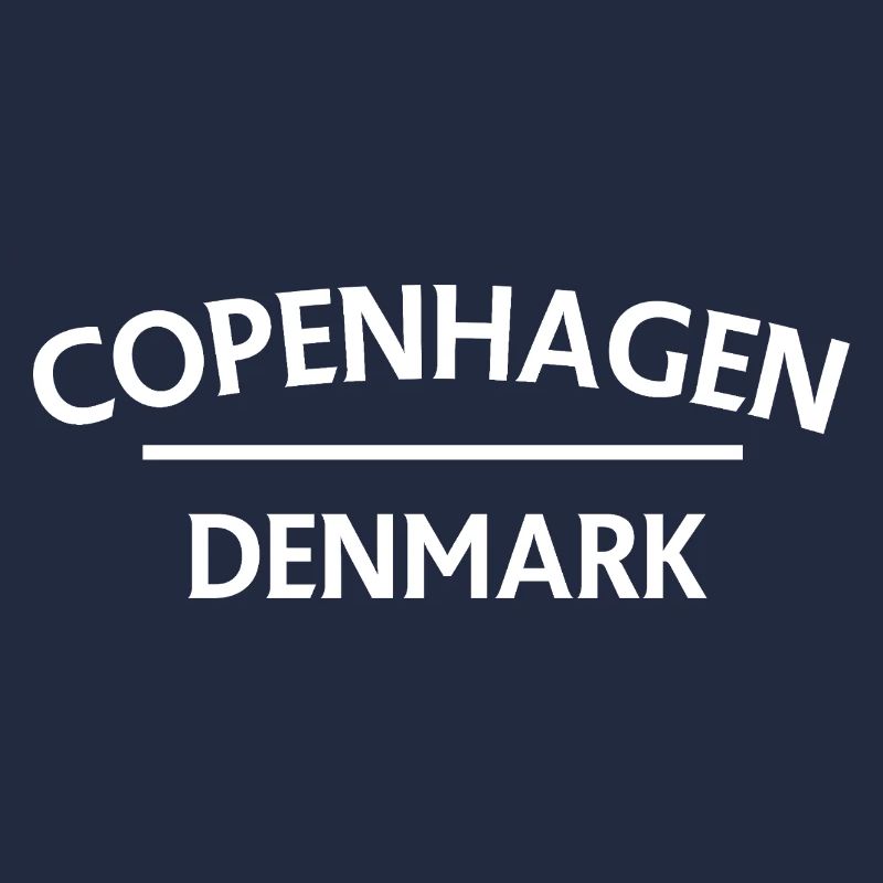 Copenhague – Danemark Textdesign