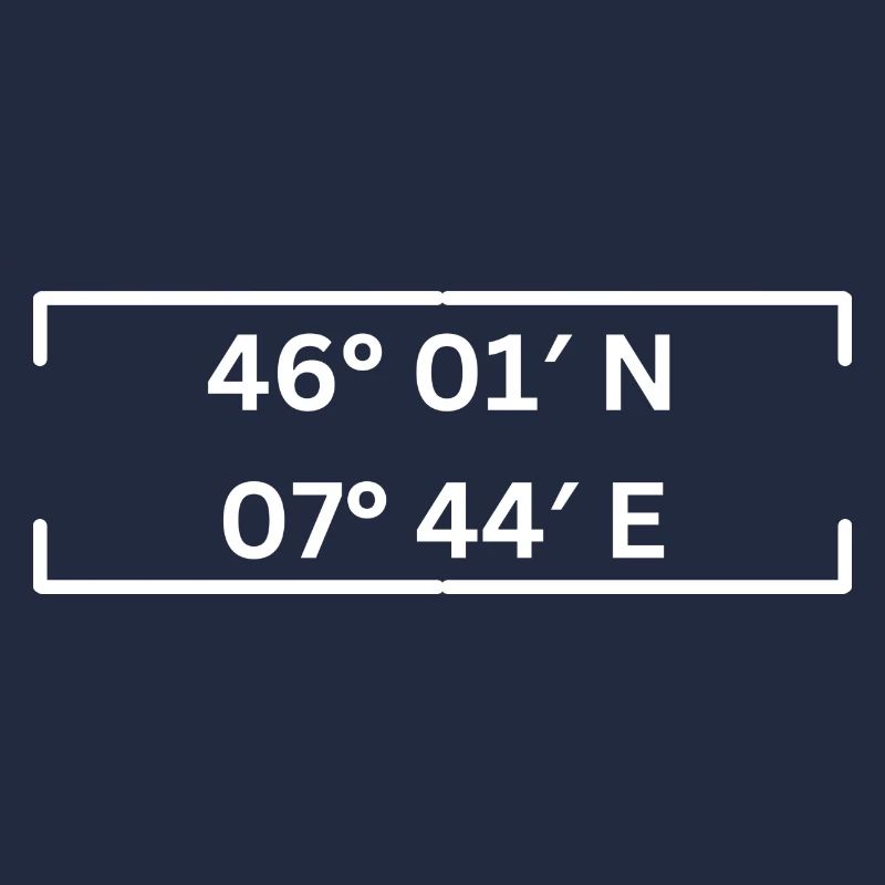 Coordinates Zermatt Minimalist