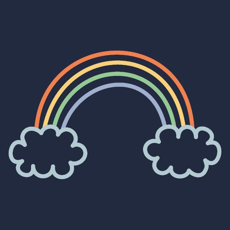 Regenbogen eingefaerbt