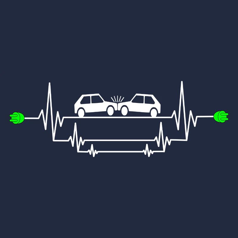 Dangerous e-car accident