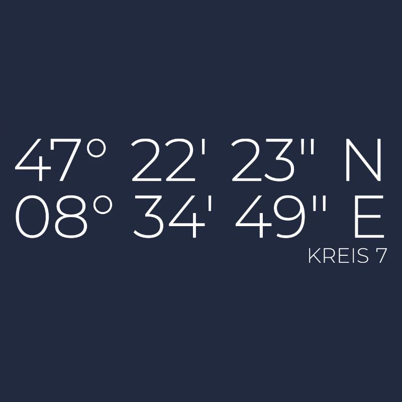 Coordinates District 7 Zurich