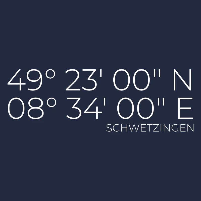 Coordinates Schwetzingen