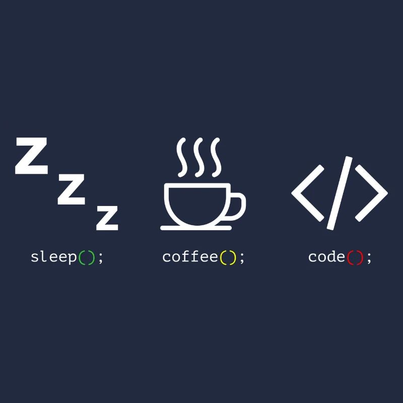 Code Kaffee Schlaf Trio