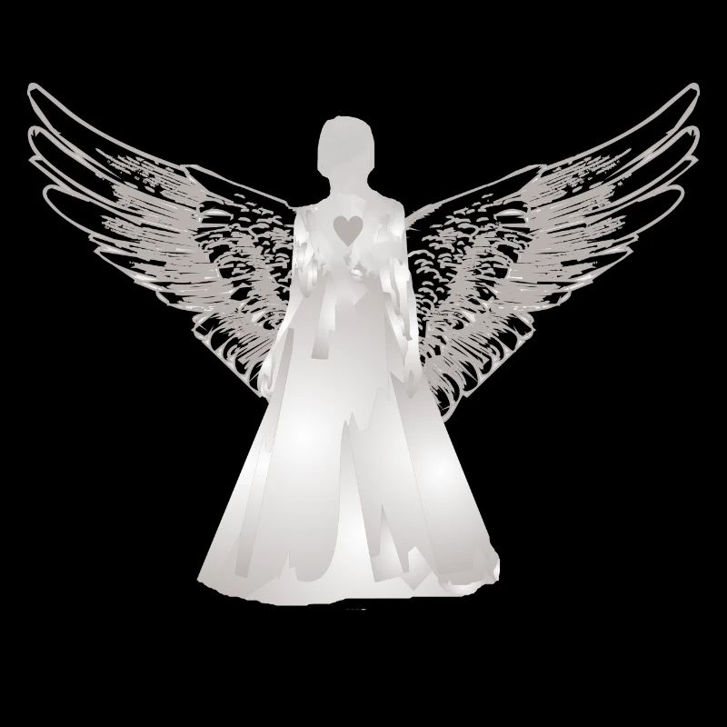 Engel Schutzengel mit Herz