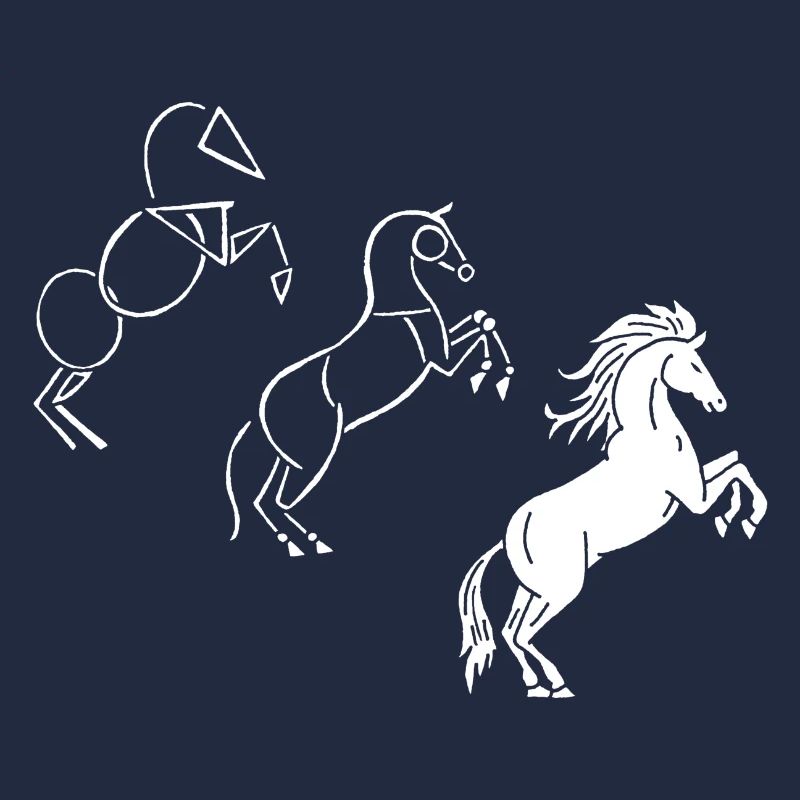 Dessine-moi un cheval blanc