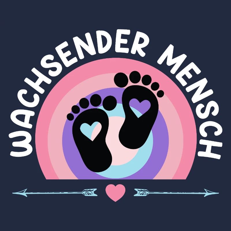 Werdende Mutter WACHSENDER MENSCH Lustig