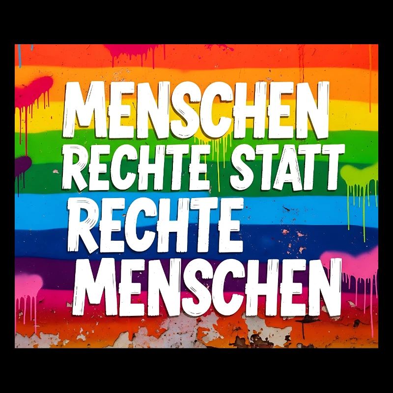 Menschenrechte statt rechte Menschen Statement