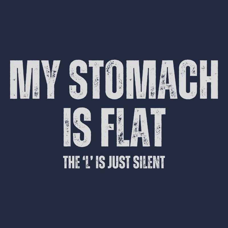 Mein Bauch ist flach