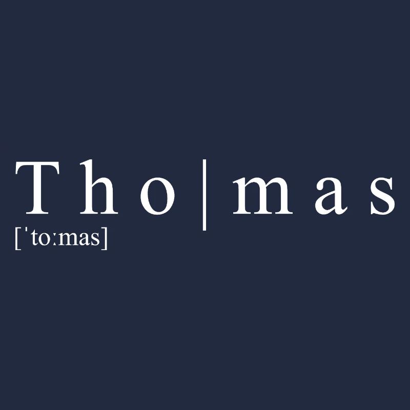 Thomas Definition Typografie