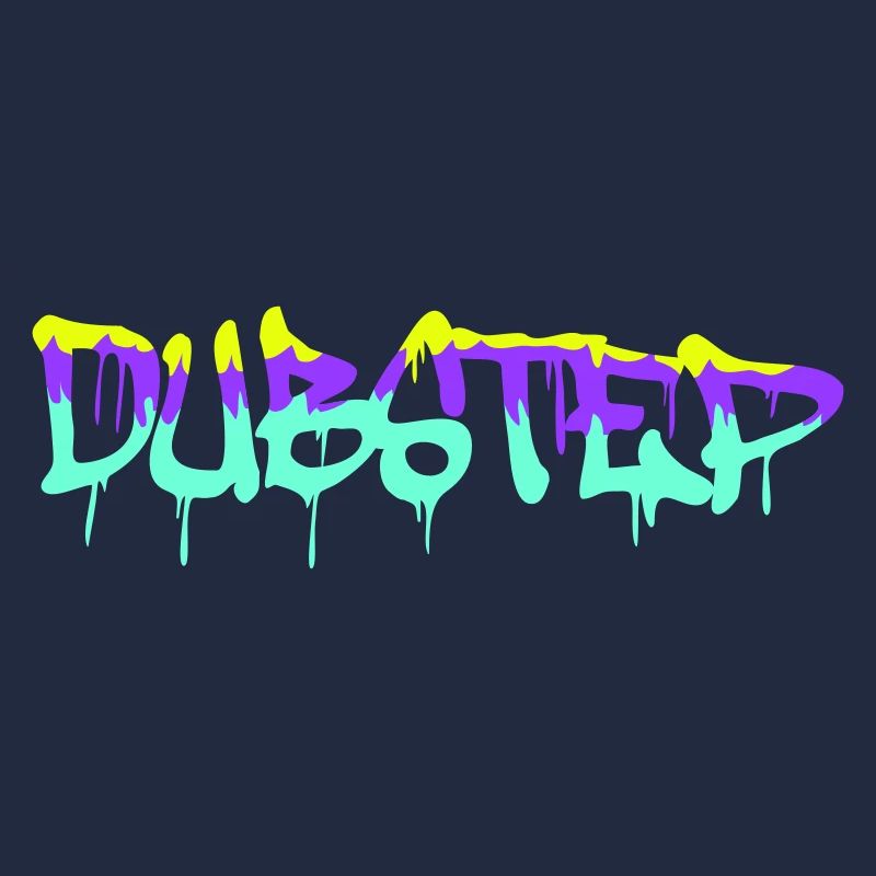 Dub Step Techno Musique Fête Drop Graffiti Texte
