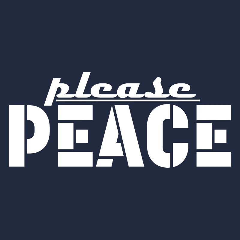please peace Tshirt white
