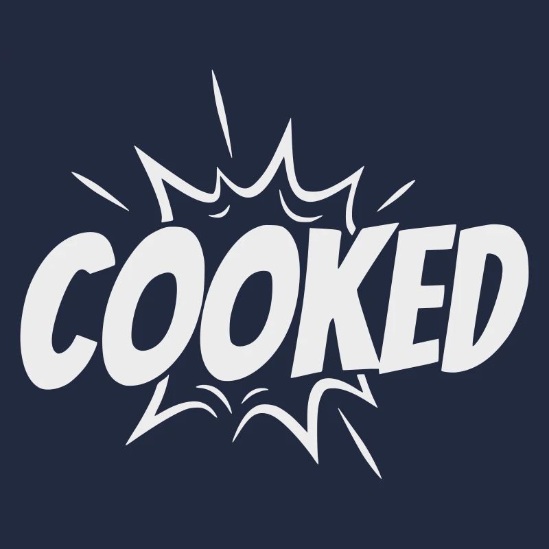 Cooked Explosive Comic Style