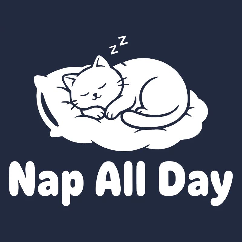 Sieste de sommeil de chat toute la journée