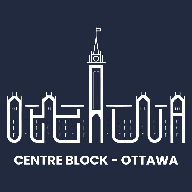 Kanada Ottawa Kanada Centre Block Kanadier