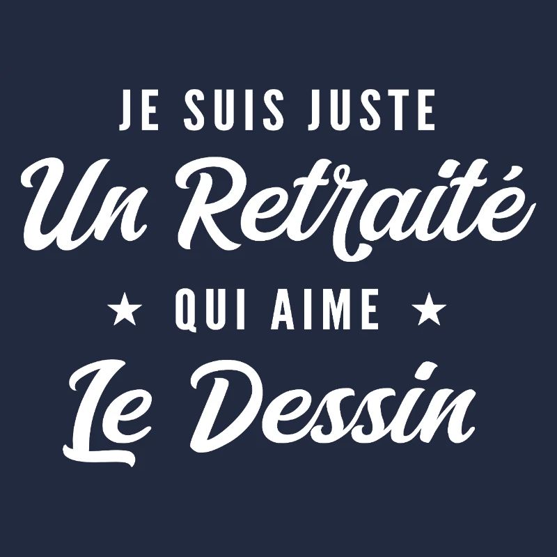 Retraité passionné de dessin
