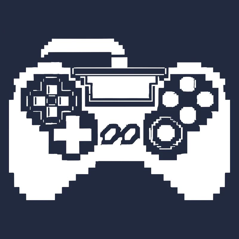Graphismes pixels de manette de jeu