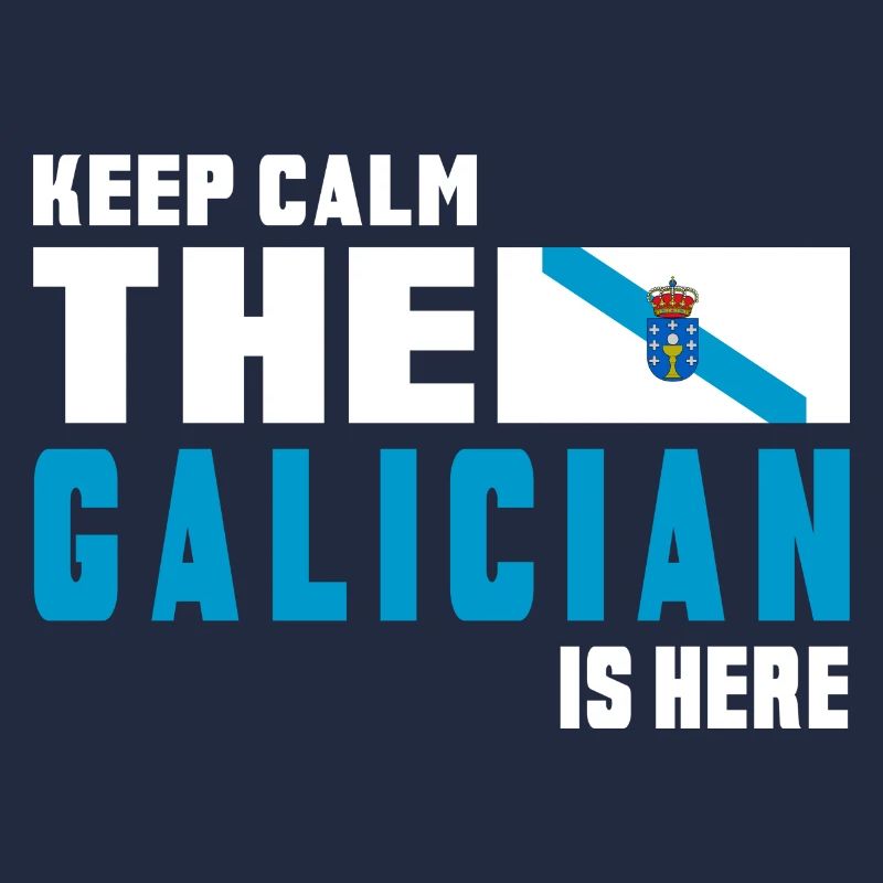 Drapeaux de Galice Keep Calm