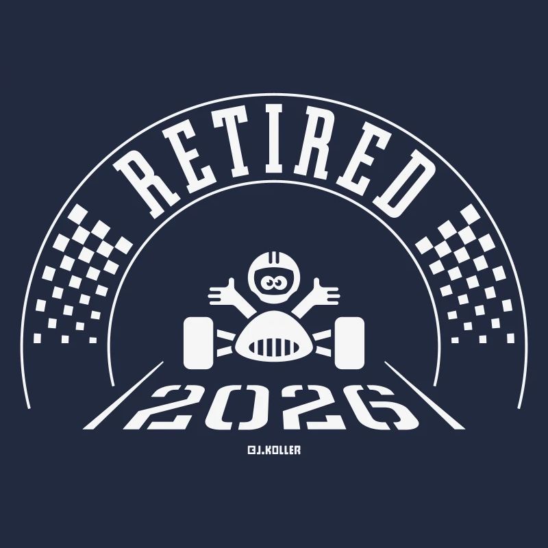 Retired 2026 (Retiree / Retirement Entry / White)