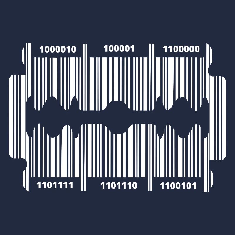 Rasierklinge mit Code