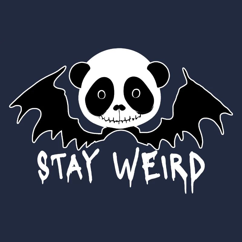 Restez bizarre Goth Panda