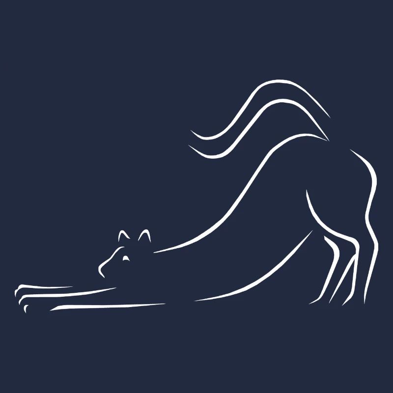 Dessin au trait de chat