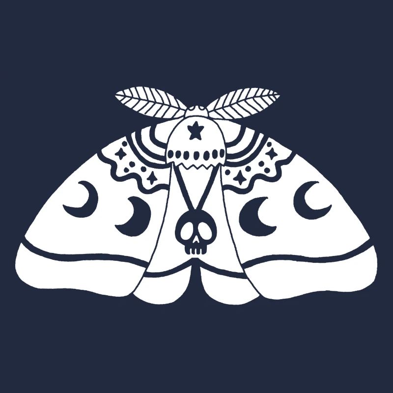Papillon de nuit blanc