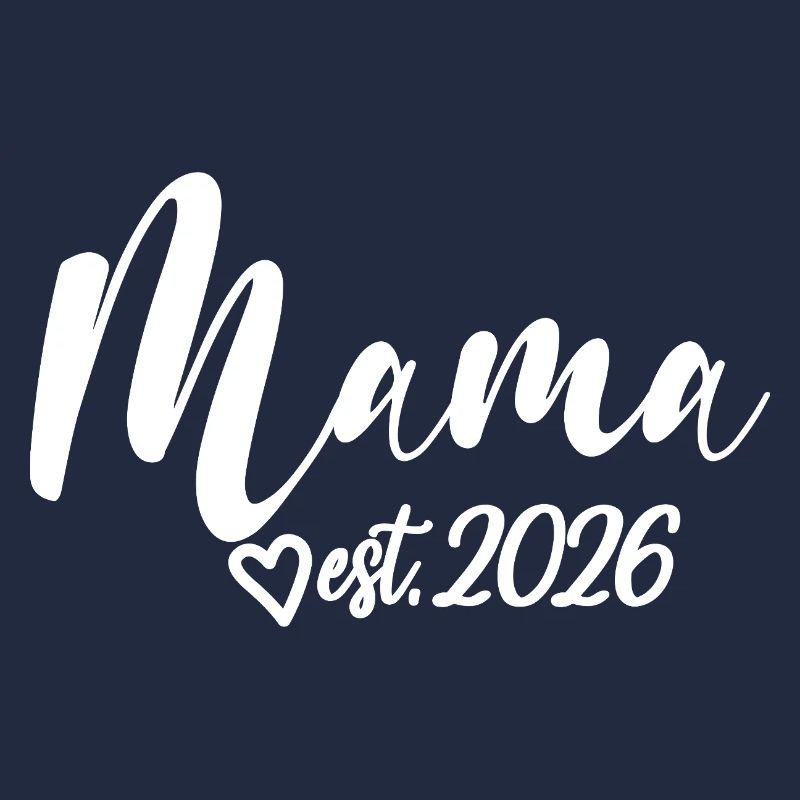 Mama Est. 2026 Muttertags-Schwangerschaft