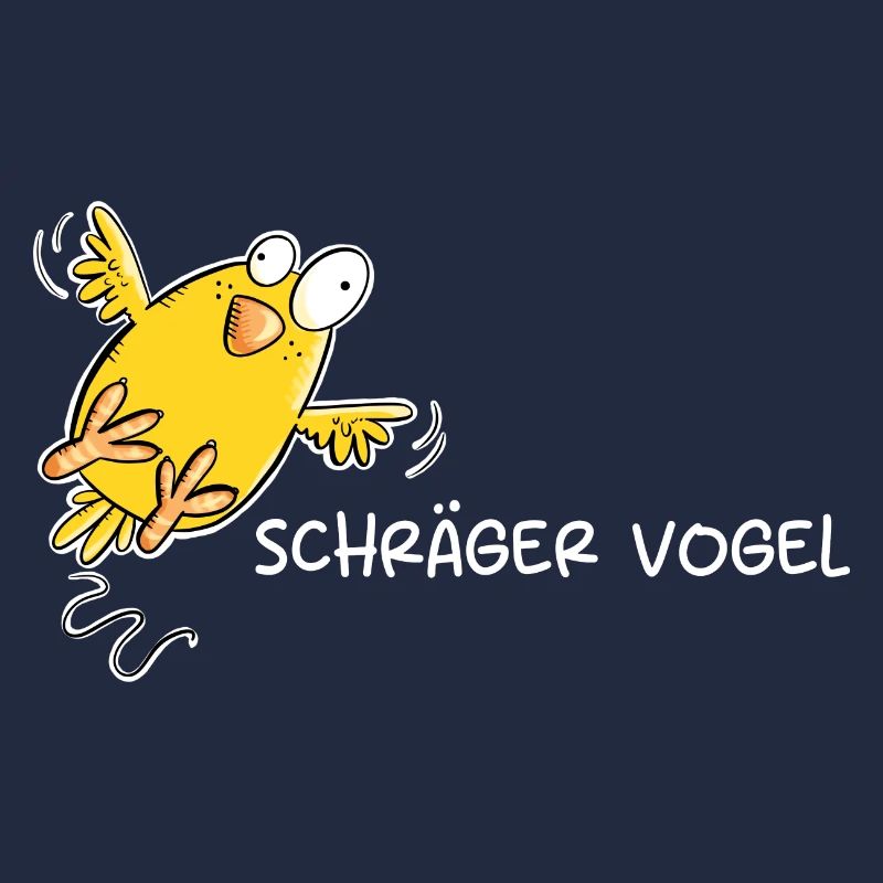 Schräger Vogel I Statement Spruch