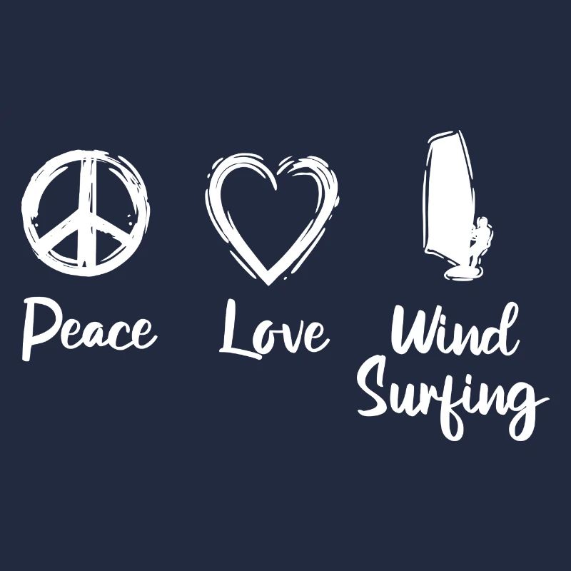 Peace Love Wind Surf