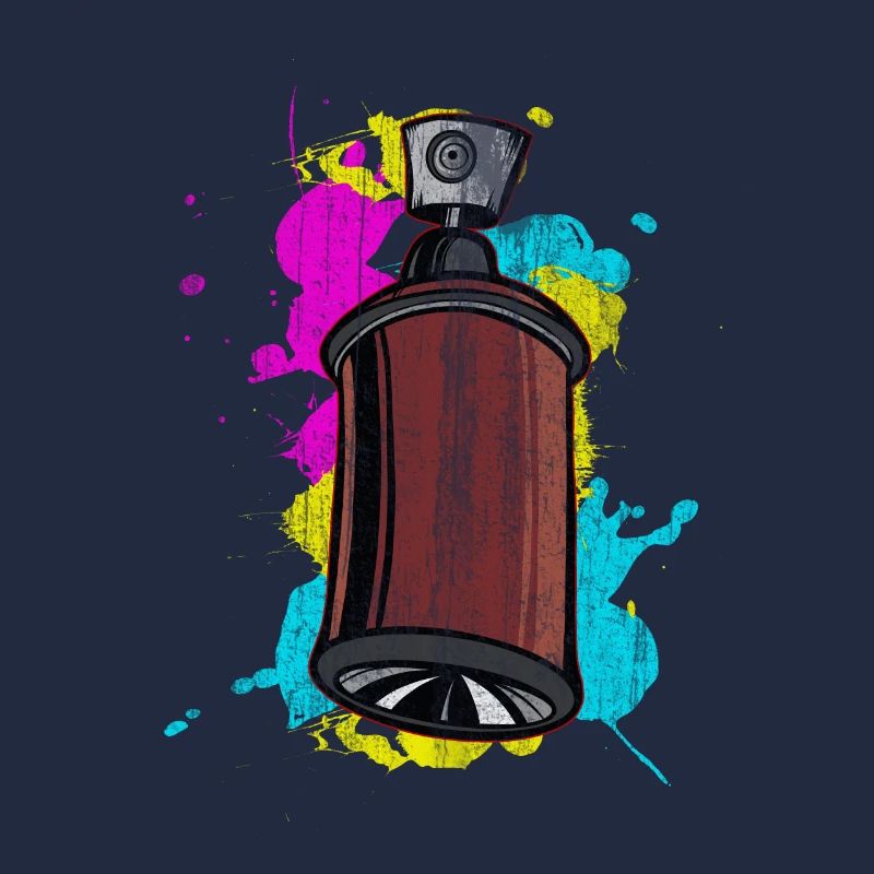 Graffiti Spraydose mit Spritzfarben
