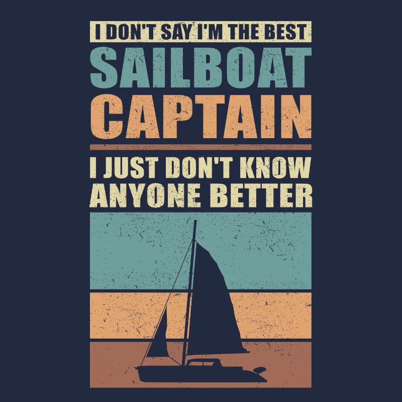 Sailing Sailboat Captain Skipper Sailor Gift