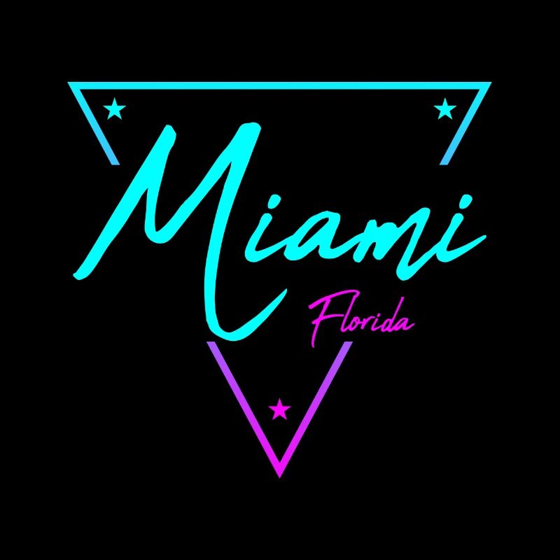 Miami Neon Font Gradient