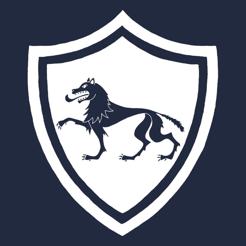 Symbole du loup blanc médiéval