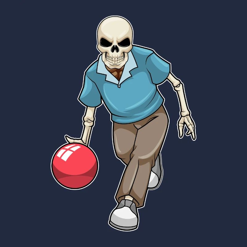 Boule de bowling squelette
