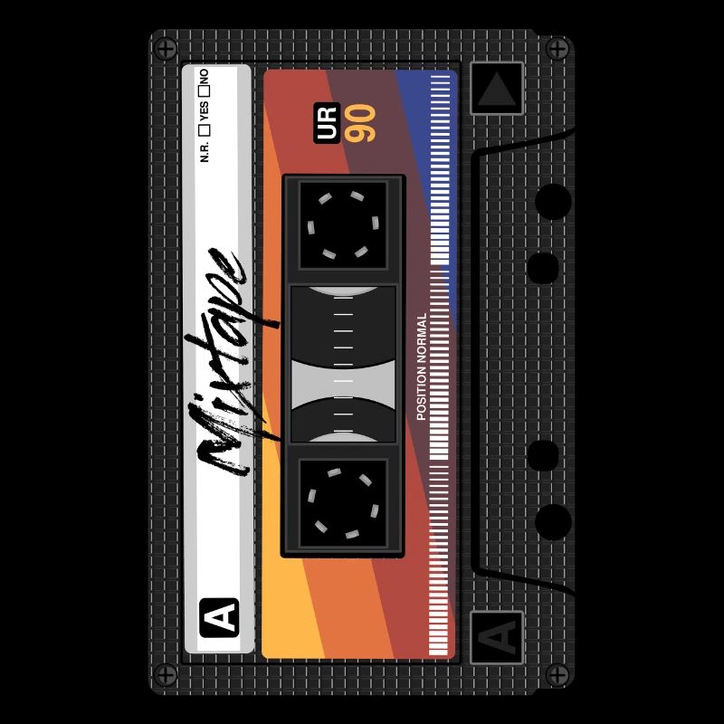 Mixtape Cassette 90s Party 80s Retro Tape