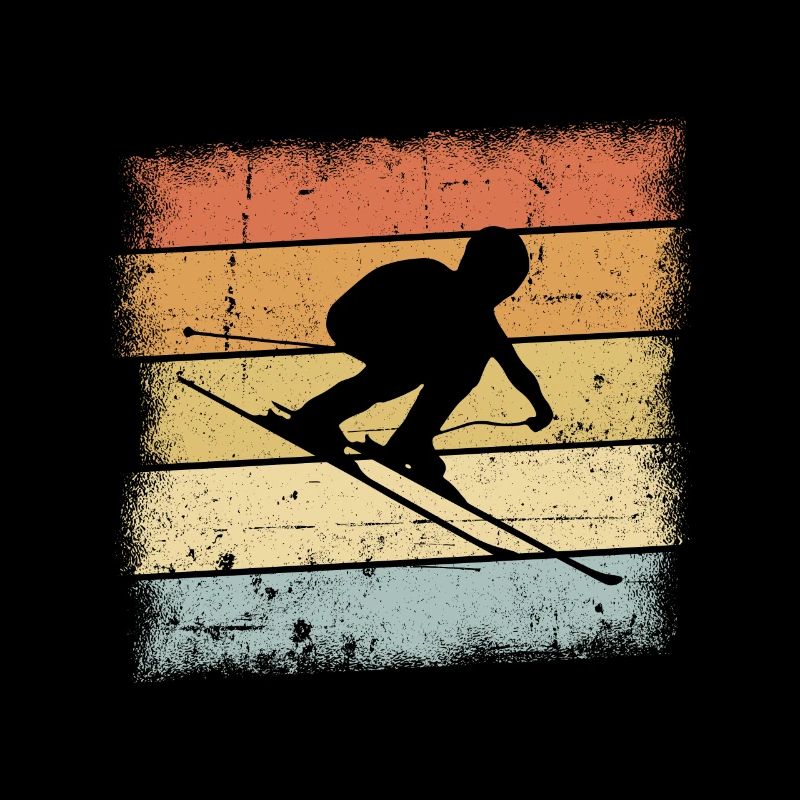 Ski Vintage Retro Design