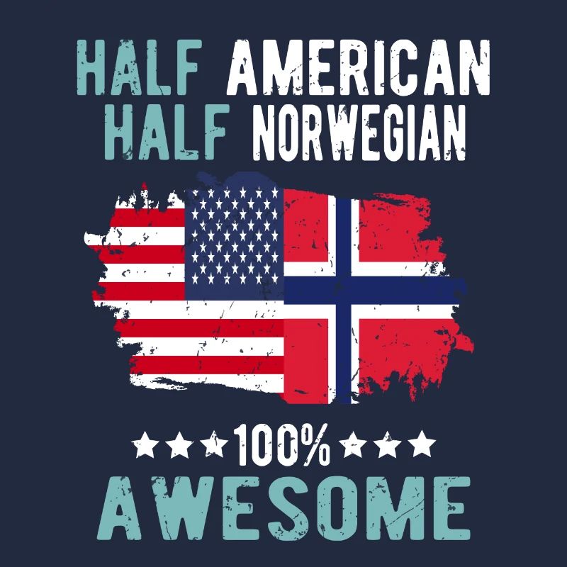 Halb Amerikaner Halb Norweger