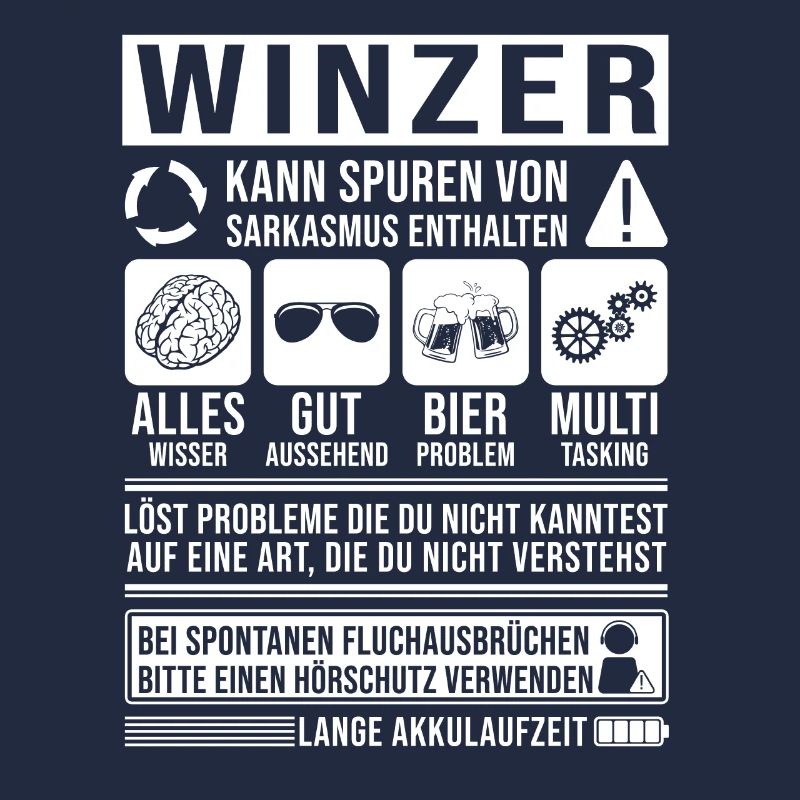 Winzer Spruch lustig
