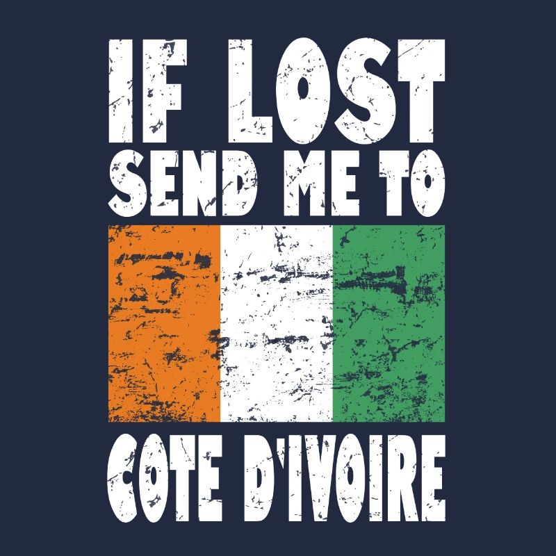 Cote Dívoire Flag Saying