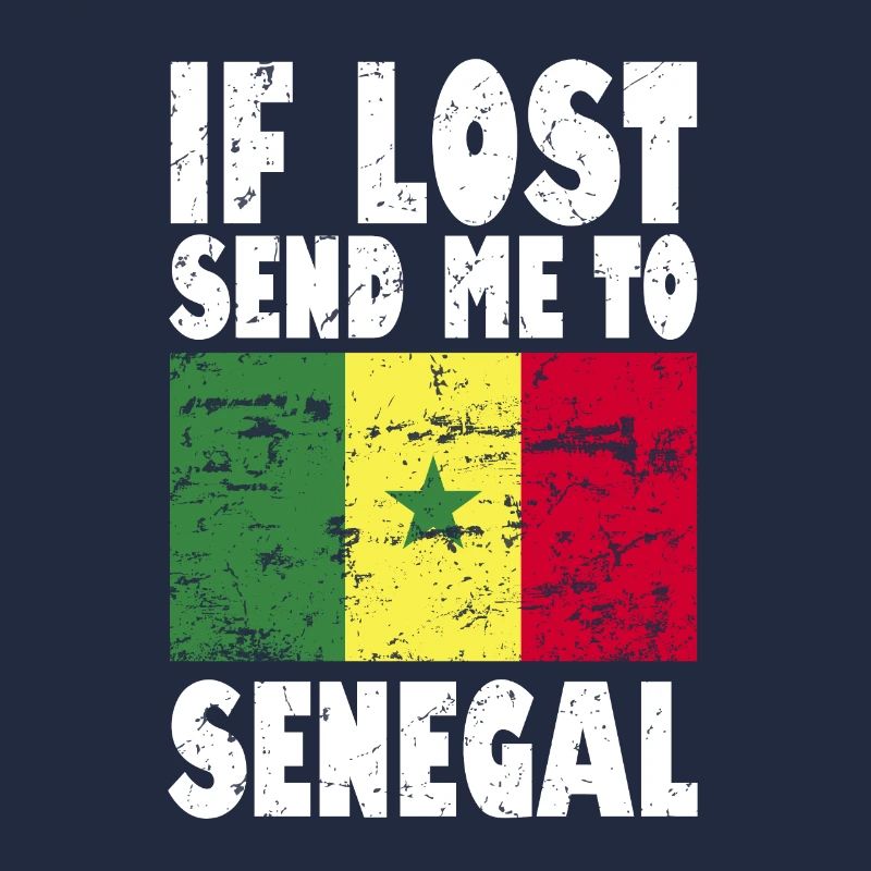 Senegal Flagge Spruch