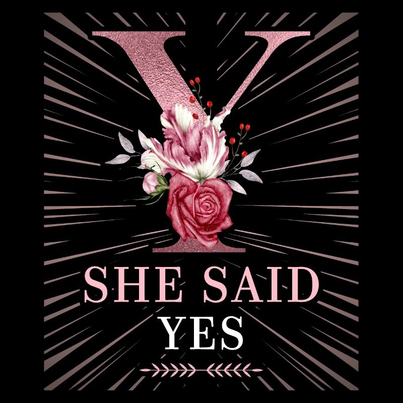 Elle-a-dit-Oui, en disant, demande en mariage