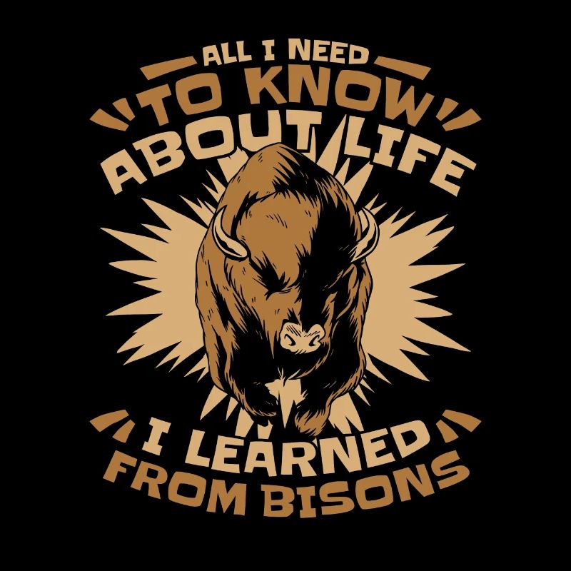 Bison Büffel Bulle Buffalo Bisons