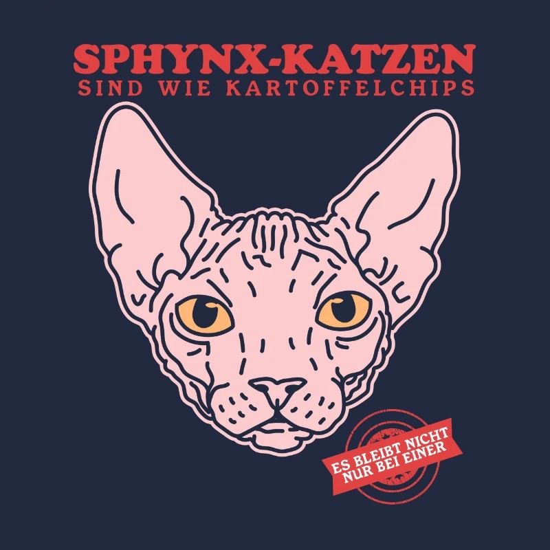 Sphynx Katze Katzenbesitzer Katzen Geschenk