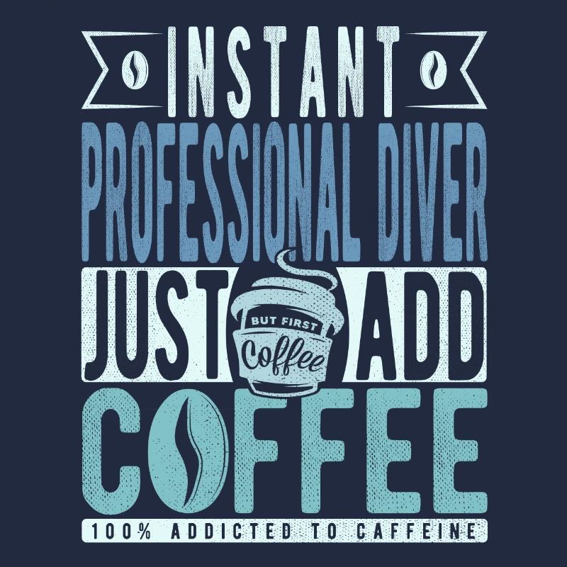 Café de plongeur professionnel