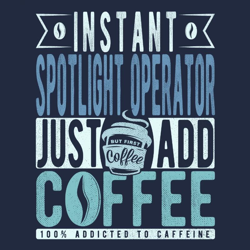 Spotlight -operator Kaffee Spruch