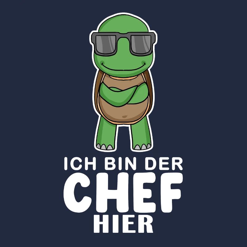 Cool Schildkröte Chef
