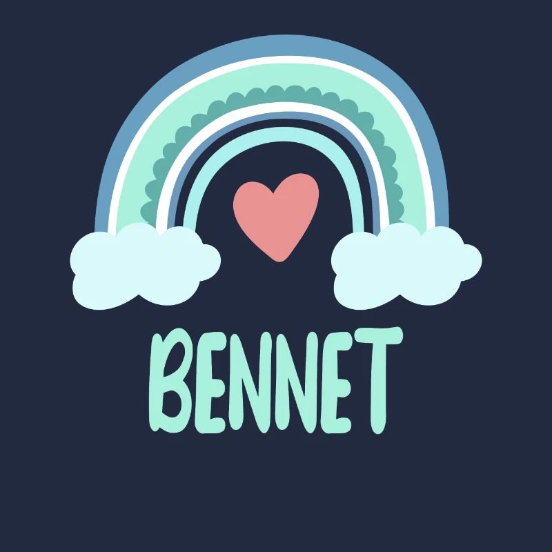 Bennet Name Regenbogen Baby