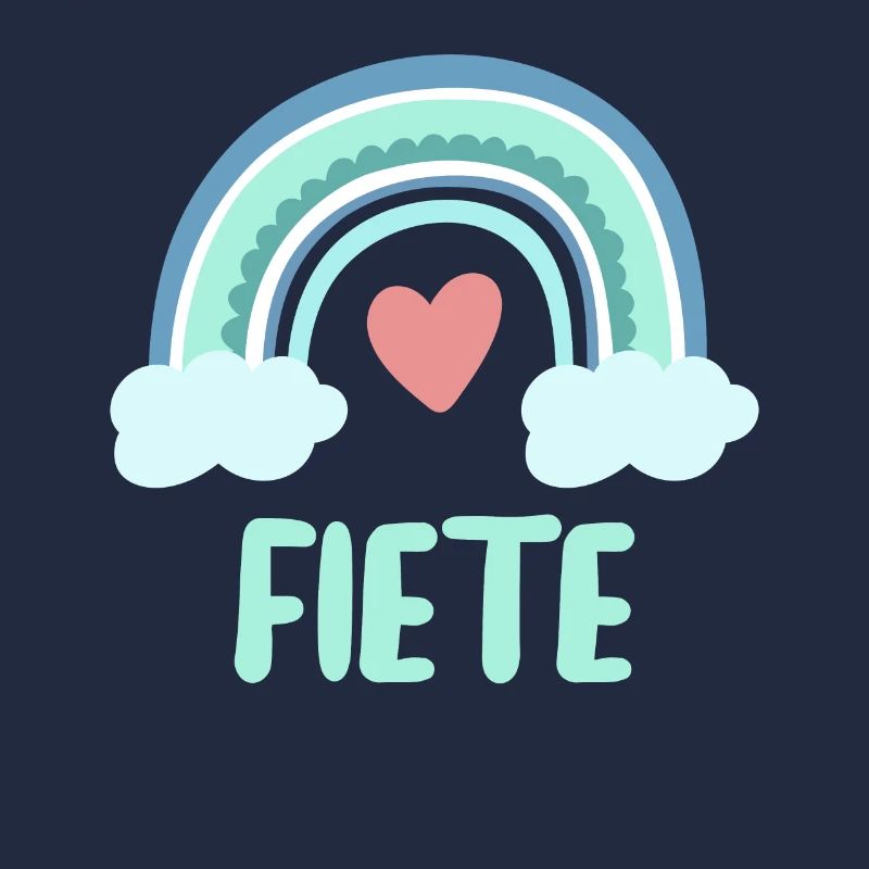 Fiete Name Rainbow Baby