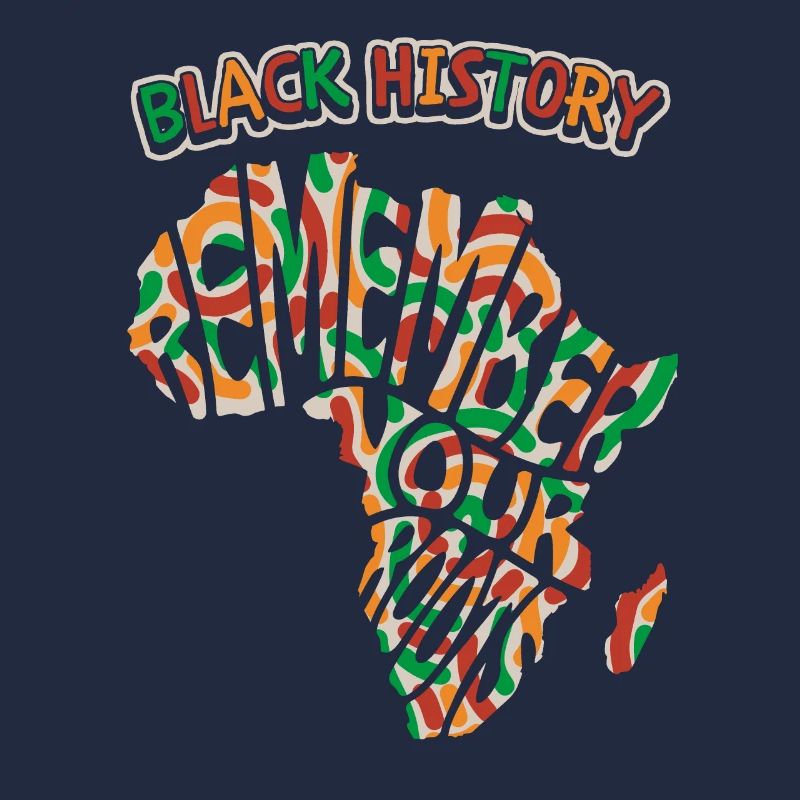 Afrika, Spruch Remember-Your-Roots, Black-History