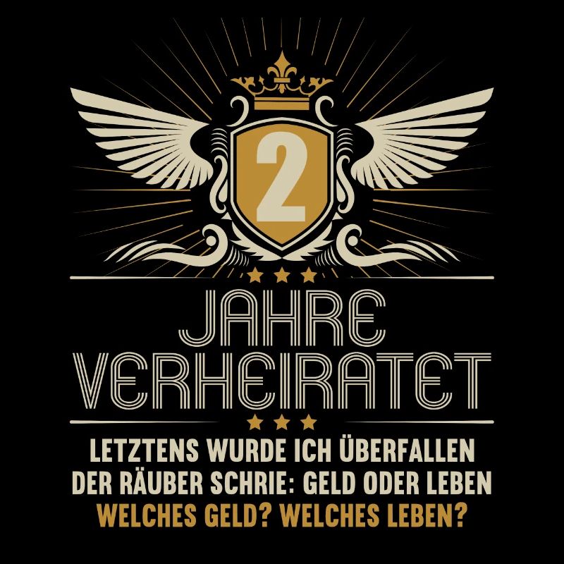 2 Jahre verheiratet zynisch 2.Hochzeitstag